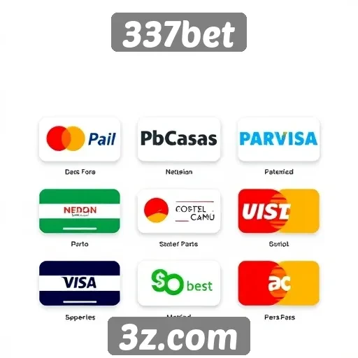Métodos de pagamento disponíveis na 337bet